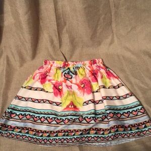 Everly Floral Tribal Skirt!